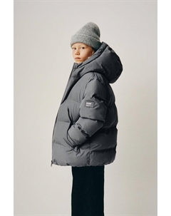 Пуховик на молнии, серый Zara