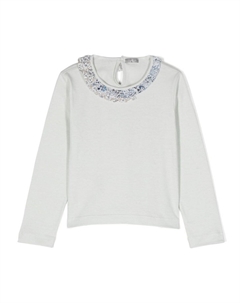 Футболка с оборками, зеленый Il gufo