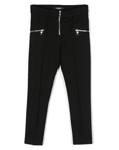 Kids прямые брюки, черный Balmain