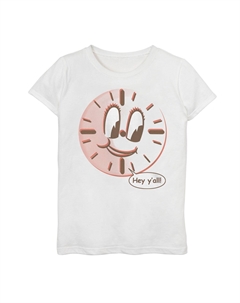 Футболка с рисунком « Loki Miss Minutes Hey Y'all» для девочек 7–16 лет Marvel