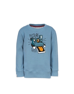 Толстовка Представьте себе это, цвет Aegean Blue Band of rascals