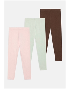 Леггинсы UNISEX 3 PACK, цвет mint/light pink/brown Friboo