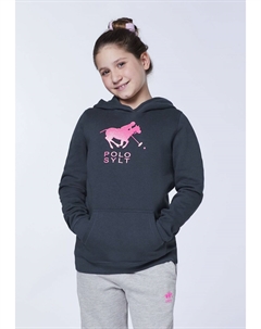 Худи с блестящим лейблом, цвет Total Eclipse Polo sylt