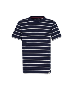 Футболка в полоску, цвет Navy Beige Band of rascals