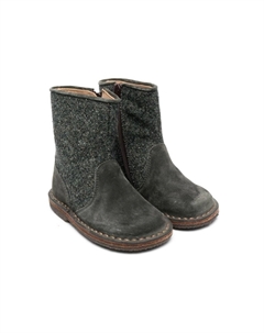 Ботинки с контрастными вставками, зеленый Pèpè