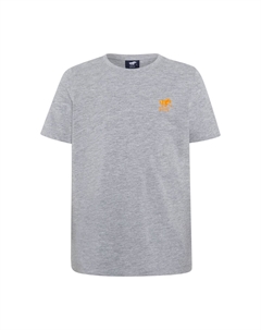 Футболка с вышивкой этикетки, цвет Neutr Gray Polo sylt