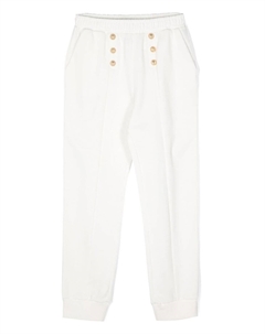 Kids брюки со складками, белый Balmain