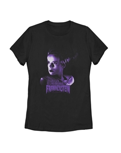 Детская футболка Universal Monsters "Невеста Франкенштейна" с портретом фиолетового цвета Licensed character