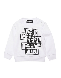 Толстовка Icon с логотипом, белый Dsquared2
