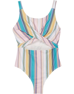 Купальник Kids Baja Stripe Twist Front Keyhole Set, цвет Multicolored O`neill