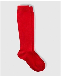 Однотонные детские высокие носки, красный Condor
