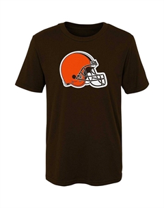 Коричневая футболка с логотипом Cleveland Browns Primary для дошкольников, цвет Brn Brown Outerstuff