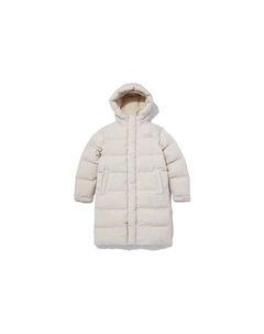 Детский пуховик, цвет White The north face