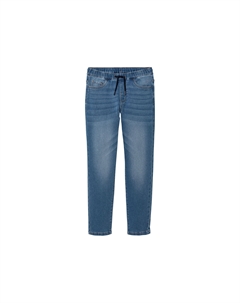 Детские спортивные джинсы для мальчиков Peperts!, зауженный крой, нормальная высота талии, синий Peppert's