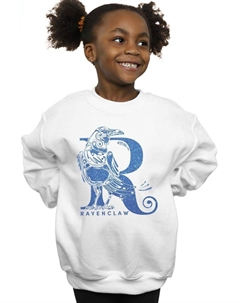 Толстовка с блестками Равенкло, белый Harry potter