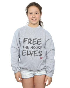 Толстовка Dobby Free The House Elves, серый Harry potter