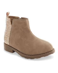Короткие ботинки с блестками для девочек Liana для малышей, цвет Taupe Carter`s