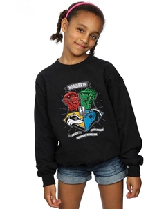 Толстовка с гербом Хогвартса, черный Harry potter