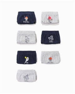 Набор боди для маленьких мальчиков из 100% хлопка с принтом, мультиколор Zippy