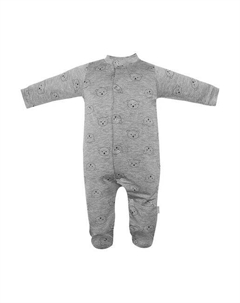 Детская пижама с принтом медведя, серый Cambrass