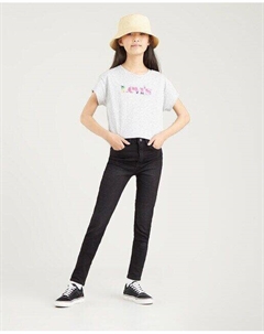 Узкие брюки для девочки, синий Levi's®