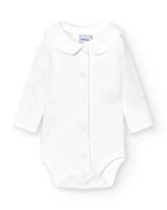 Комплект из 2 детских боди с открытым передом и V-образным вырезом, белый Babidu