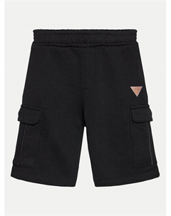Шорты стандартного кроя, черный Guess