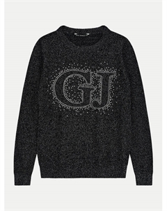 Свитер стандартного кроя, черный Guess