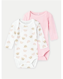 Комплект боди, розовый Name it