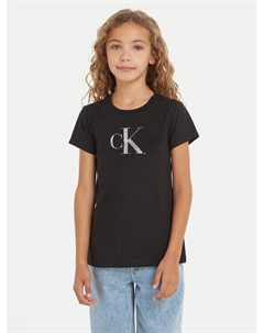 Футболка стандартного кроя, черный Calvin klein