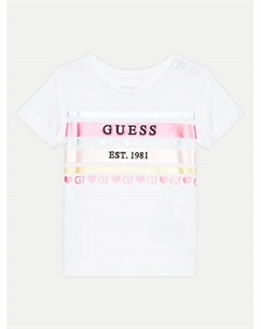 Футболка стандартного кроя, белый Guess