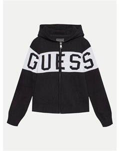 Свитер стандартного кроя, черный Guess