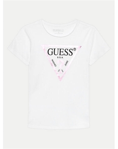 Футболка стандартного кроя, белый Guess