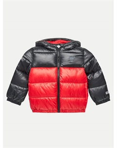 Пуховик стандартного кроя, красный Guess