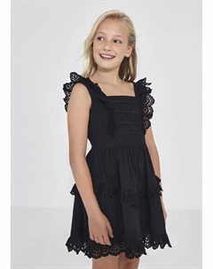 Платье стандартного кроя, черный Mayoral