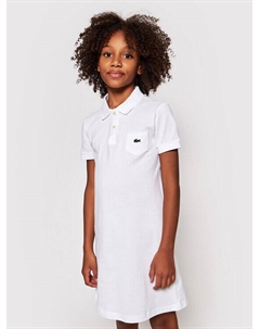 Платье стандартного кроя, белый Lacoste