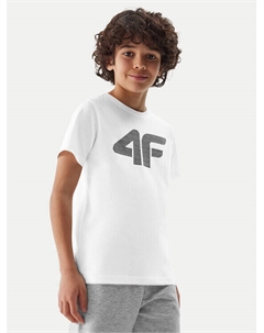 Футболка стандартного кроя, белый 4f