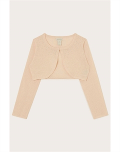 Кардиган отделанный жемчугом, розовый Monsoon