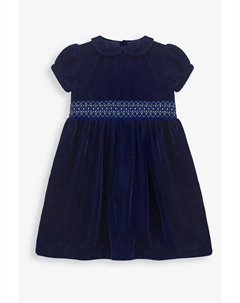 Бархатное вечернее платье свободного кроя, синий Jojo maman bébé