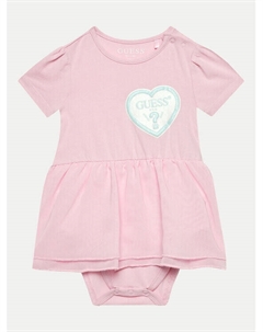 Боди стандартного кроя, розовый Guess