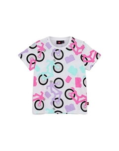 Хлопковая футболка для детей, роза Lego