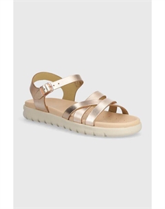 Детские кожаные сандалии Sandal Soleima, золото Geox