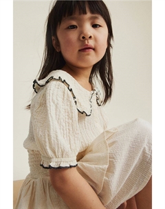 Многоярусная юбка, белый H&m