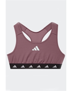 Детский бюстгальтер Techfit Power React, красный Adidas