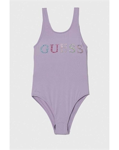 Детский цельный купальник, фиолетовый Guess