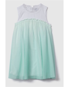 Платье Коко из фатина с оттеняющим эффектом, синий Reiss