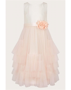 Платье Софии с рюшами, розовый Monsoon