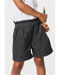 Школьные шорты в бумажном пакете, серый Clarks