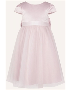 Платье подружки невесты из тюля с бантом, розовый Monsoon