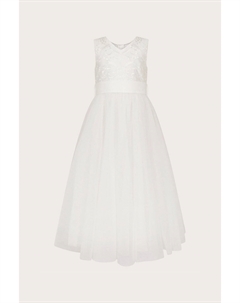 Платье макси из тюля Bernadette, белый Monsoon